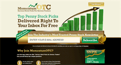 Desktop Screenshot of momentumotc.com